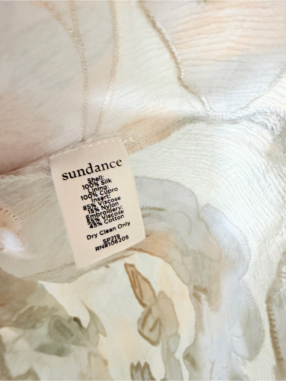 Sundance Moonshadow Beaded Embroidered Dress w/ Mesh Overlay PXL NWOT - Picture 5 of 13
